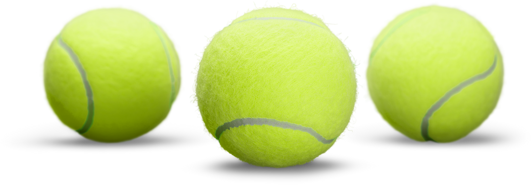 Three Tennis Balls