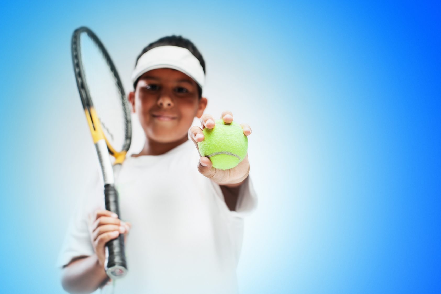 young tennis player